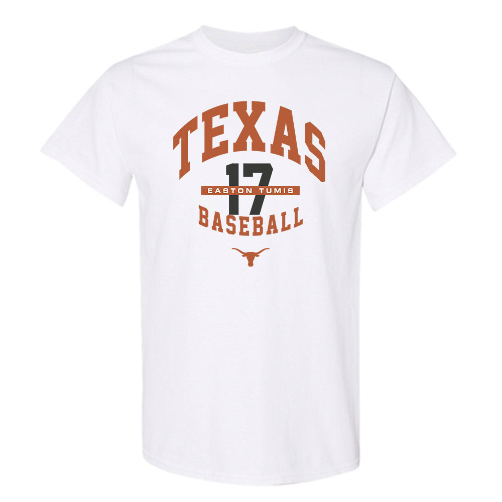 Texas - NCAA Baseball : Easton Tumis - Classic Fashion Shersey T-Shirt-0