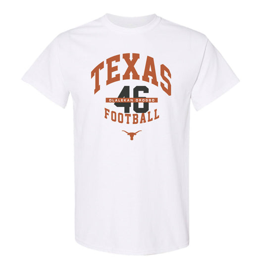 Texas - NCAA Football : Olalekan Orogbo - Classic Fashion Shersey T-Shirt-0