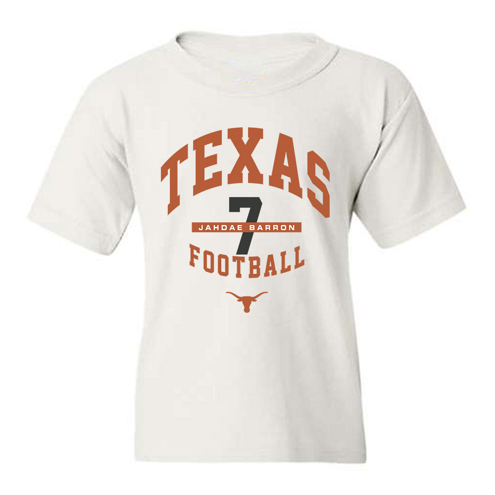 Texas - NCAA Football : Jahdae Barron - Classic Fashion Shersey Youth T-Shirt-0