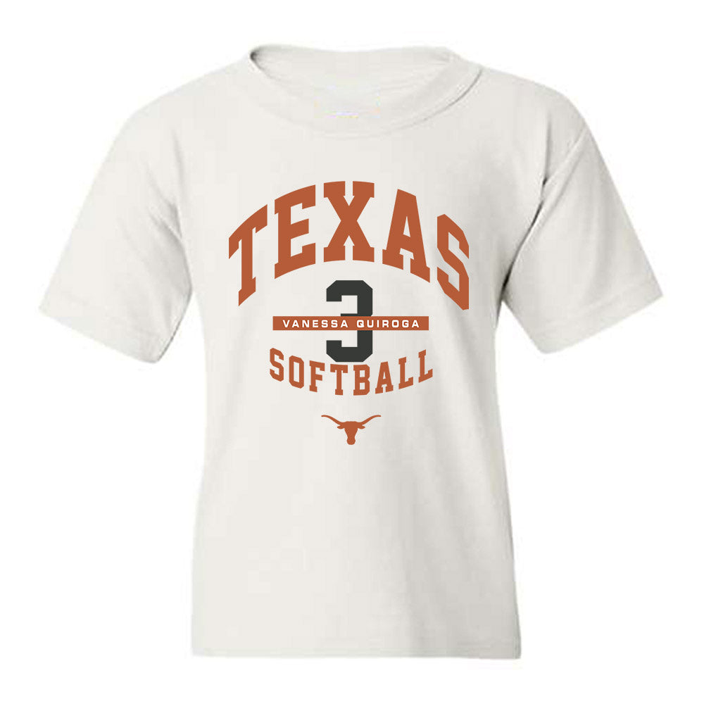 Texas - NCAA Softball : Vanessa Quiroga - Classic Fashion Shersey Youth T-Shirt-0