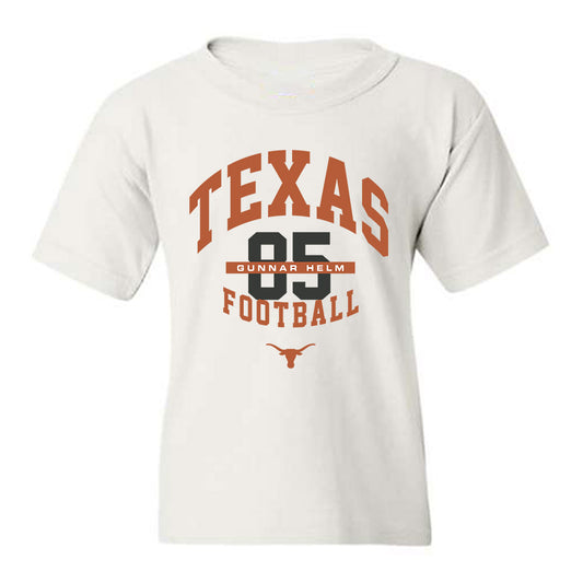 Texas - NCAA Football : Gunnar Helm - Classic Fashion Shersey Youth T-Shirt-0