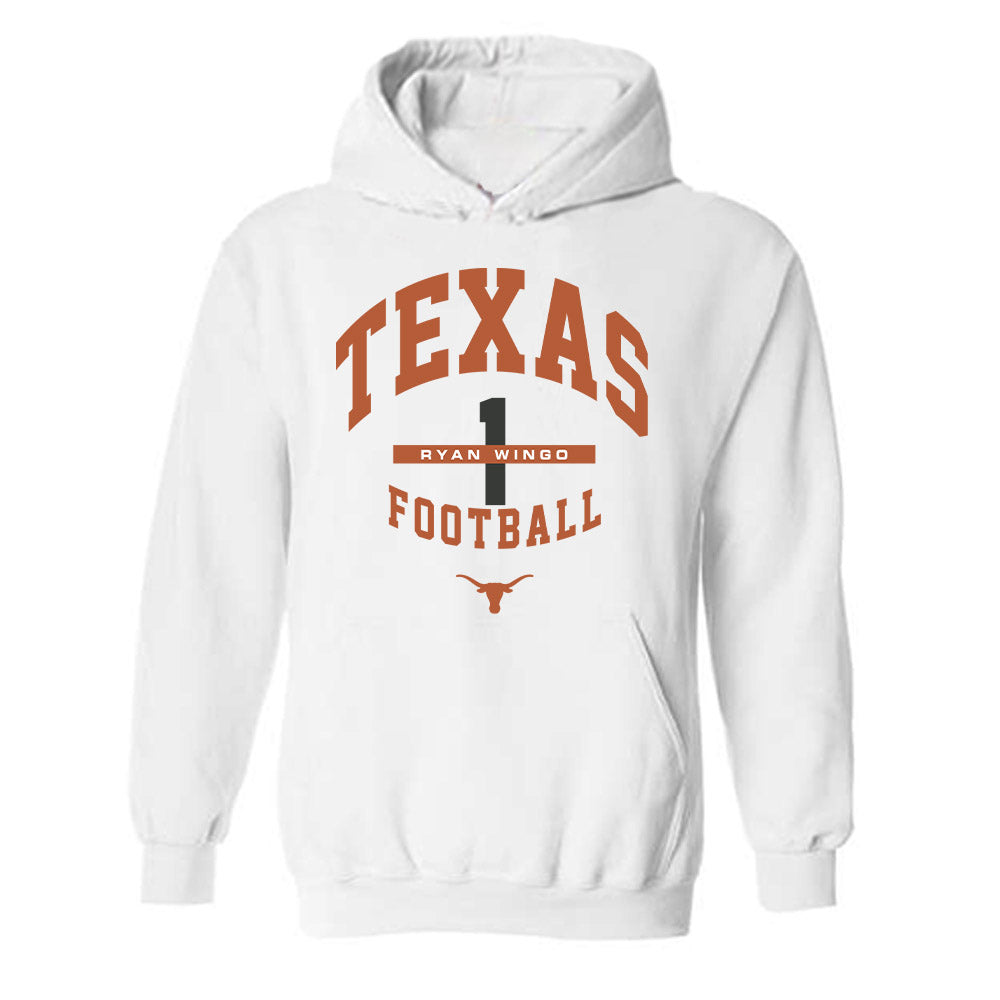 Texas - NCAA Football : Ryan Wingo - Classic Fashion Shersey Hooded Sweatshirt-0