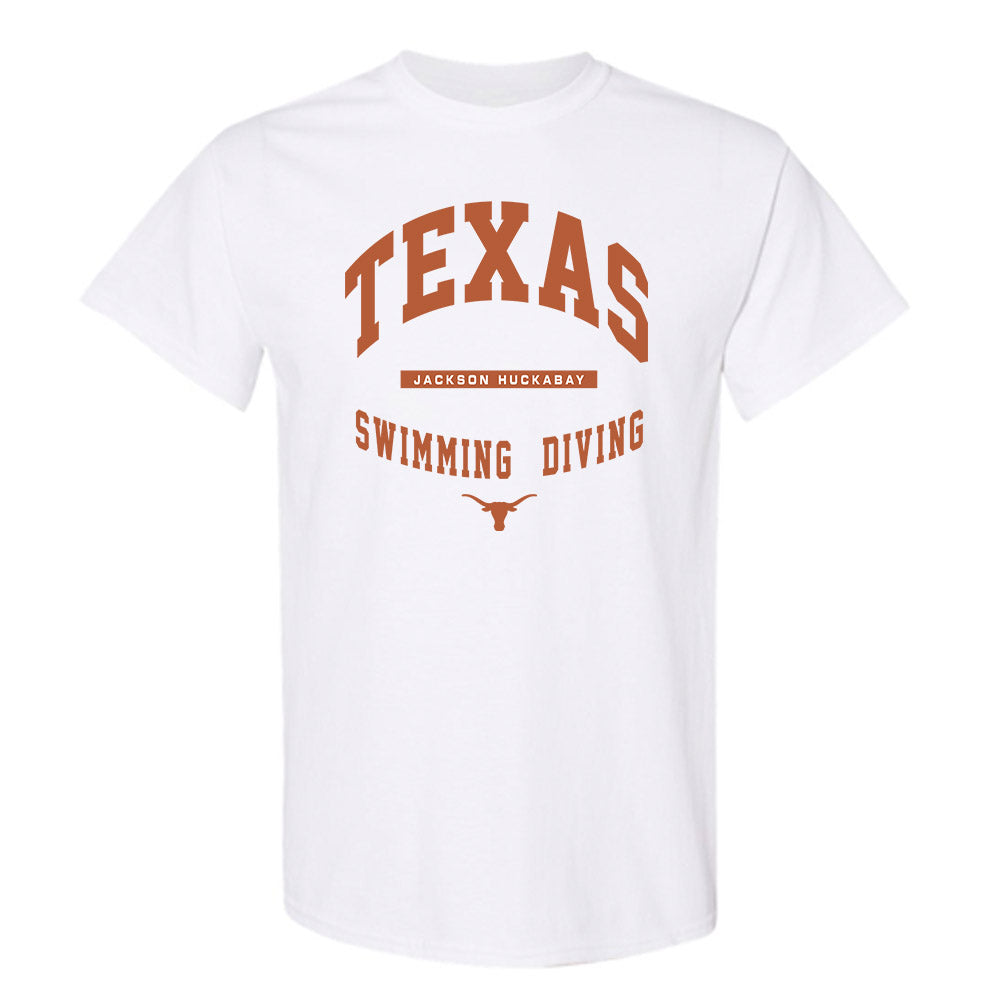 Texas - NCAA Men's Swimming & Diving : Jackson Huckabay - Classic Fashion Shersey T-Shirt-0