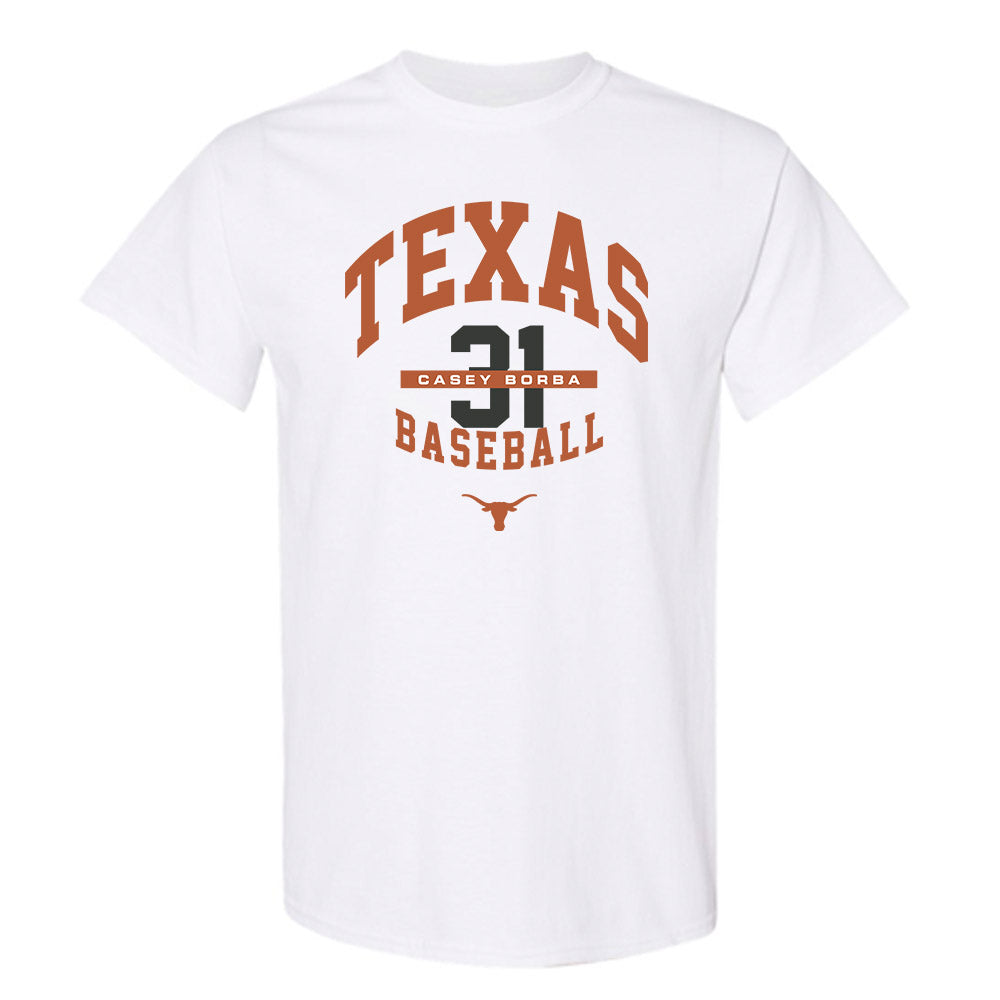 Texas - NCAA Baseball : Casey Borba - Classic Fashion Shersey T-Shirt-0