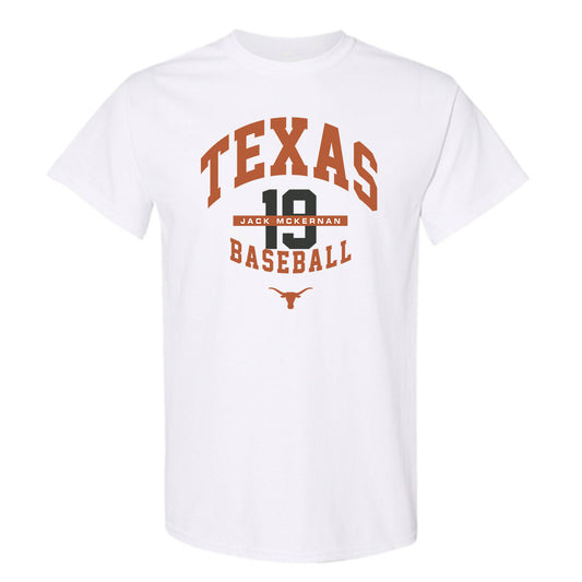 Texas - NCAA Baseball : Jack Mckernan - Classic Fashion Shersey T-Shirt-0