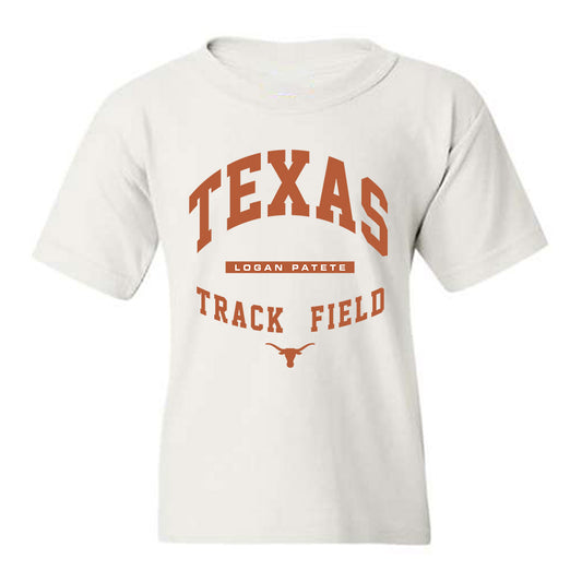 Texas - NCAA Men's Track & Field : Logan Patete - Classic Fashion Shersey Youth T-Shirt-0