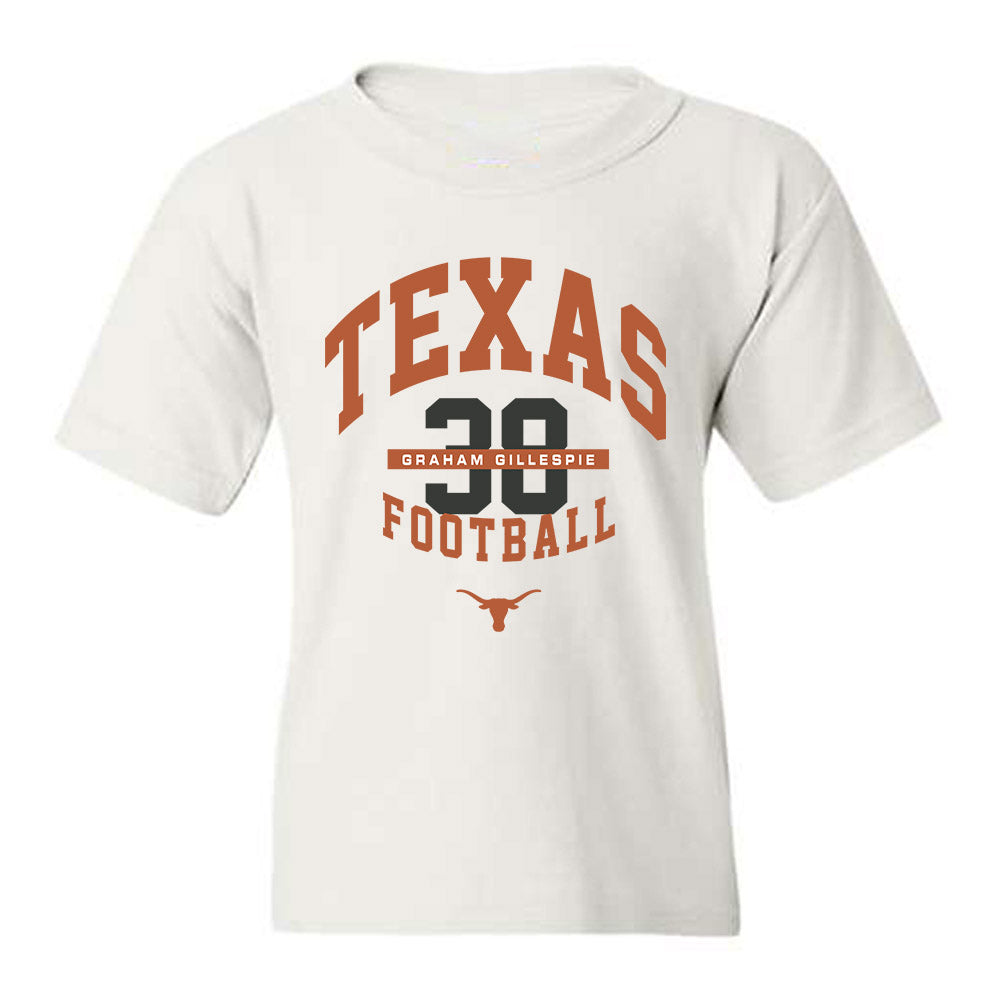 Texas - NCAA Football : Graham Gillespie - Classic Fashion Shersey Youth T-Shirt-0