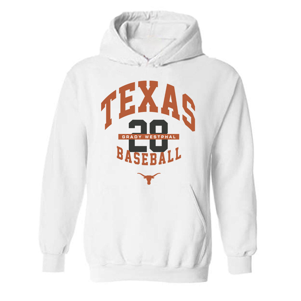 Texas - NCAA Baseball : Grady Westphal - Classic Fashion Shersey Hooded Sweatshirt-0