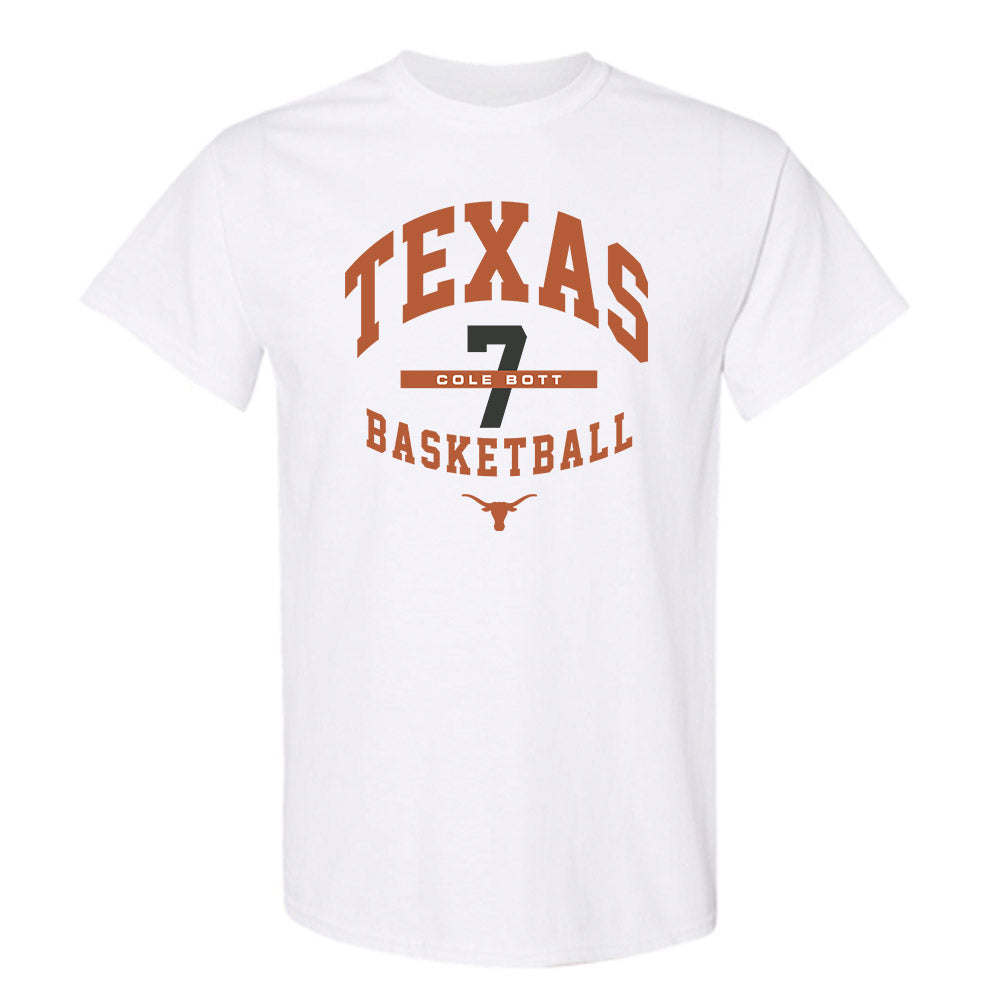 Texas - NCAA Men's Basketball : Cole Bott - Classic Fashion Shersey T-Shirt-0