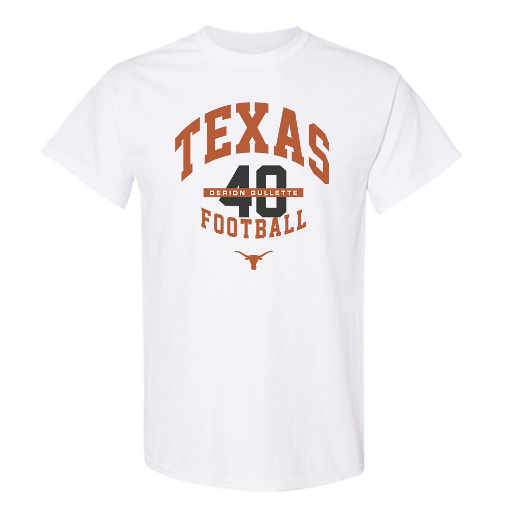 Texas - NCAA Football : Derion Gullette - Classic Fashion Shersey T-Shirt-0