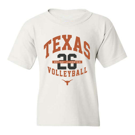 Texas - NCAA Women's Volleyball : Whitney Lauenstein - Classic Fashion Shersey Youth T-Shirt-0