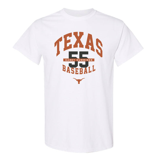 Texas - NCAA Baseball : Casey Cummings - Classic Fashion Shersey T-Shirt-0