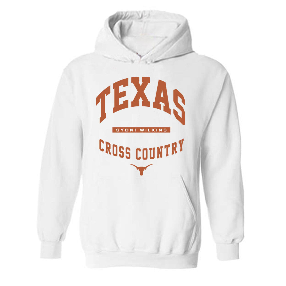 Texas - NCAA Women's Cross Country : Sydni Wilkins - Classic Fashion Shersey Hooded Sweatshirt-0