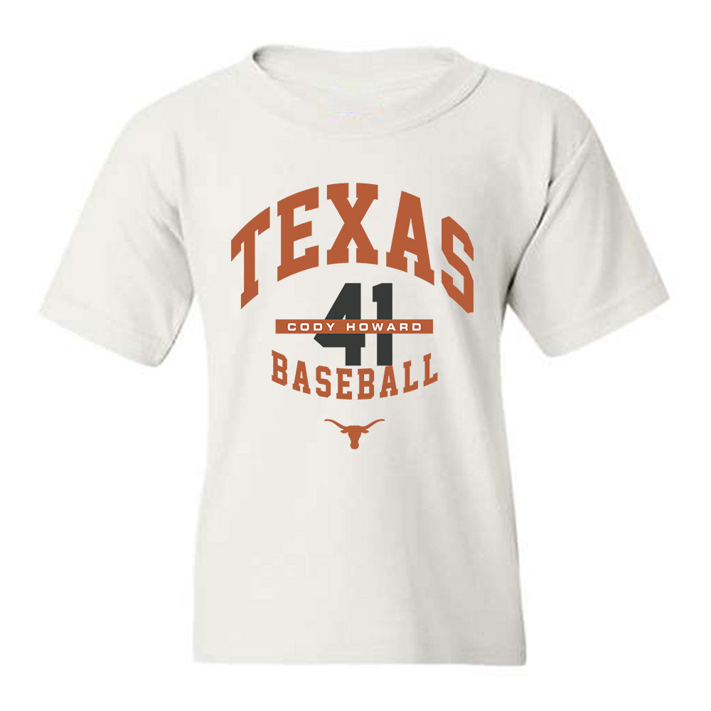 Texas - NCAA Baseball : Cody Howard - Classic Fashion Shersey Youth T-Shirt-0