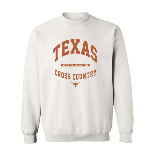 Texas - NCAA Women's Cross Country : Sydni Wilkins - Classic Fashion Shersey Crewneck Sweatshirt-0