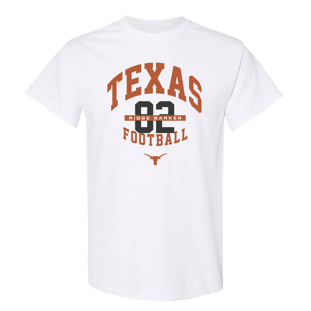 Texas - NCAA Football : Ridge Barker - Classic Fashion Shersey T-Shirt-0