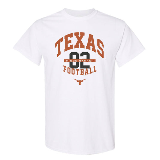 Texas - NCAA Football : Ridge Barker - Classic Fashion Shersey T-Shirt-0