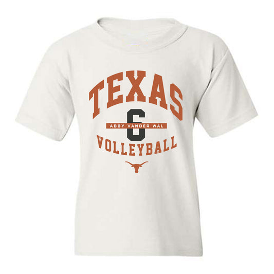Texas - NCAA Women's Volleyball : Abby Vander Wal - Classic Fashion Shersey Youth T-Shirt-0