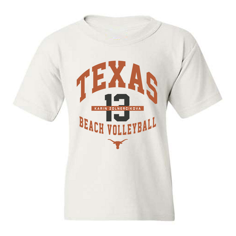 Texas - NCAA Beach Volleyball : Karin Zolnercikova - Classic Fashion Shersey Youth T-Shirt-0