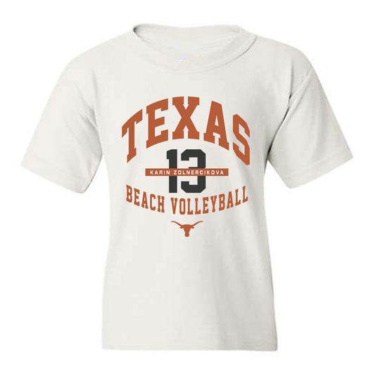 Texas - NCAA Beach Volleyball : Karin Zolnercikova - Classic Fashion Shersey Youth T-Shirt-0