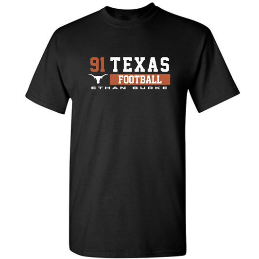 Texas - NCAA Football : Ethan Burke - Classic Fashion Shersey T-Shirt