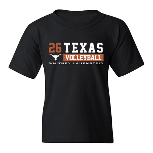 Texas - NCAA Women's Volleyball : Whitney Lauenstein - Classic Fashion Shersey Youth T-Shirt-0