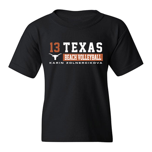 Texas - NCAA Beach Volleyball : Karin Zolnercikova - Classic Fashion Shersey Youth T-Shirt-0