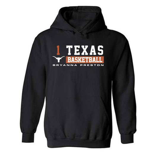 Texas - NCAA Women's Basketball : Bryanna Preston - Classic Fashion Shersey Hooded Sweatshirt-0