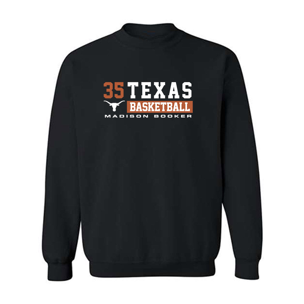 Texas - NCAA Women's Basketball : Madison Booker - Classic Fashion Shersey Crewneck Sweatshirt-0