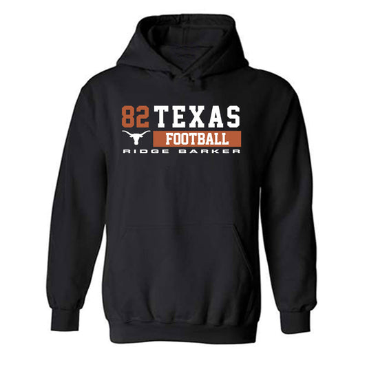 Texas - NCAA Football : Ridge Barker - Classic Fashion Shersey Hooded Sweatshirt