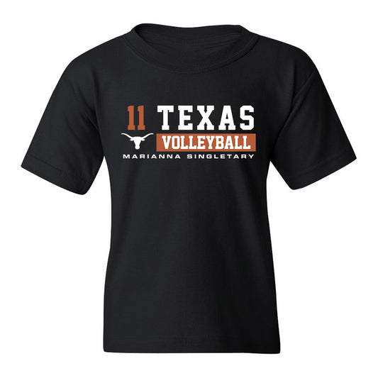 Texas - NCAA Women's Volleyball : Marianna Singletary - Classic Fashion Shersey Youth T-Shirt