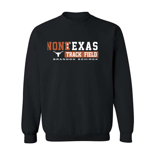 Texas - NCAA Men's Track & Field : Brandon Schirck - Classic Fashion Shersey Crewneck Sweatshirt-0
