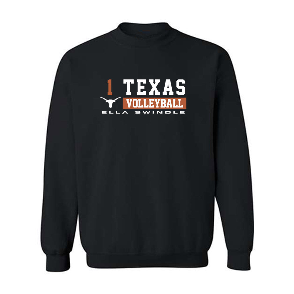 Texas - NCAA Women's Volleyball : Ella Swindle - Classic Fashion Shersey Crewneck Sweatshirt