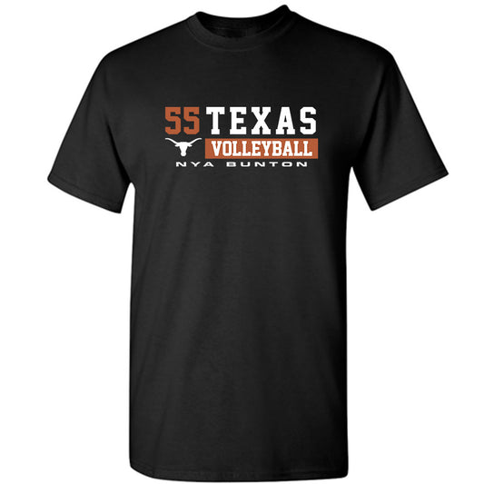 Texas - NCAA Women's Volleyball : Nya Bunton - Classic Fashion Shersey T-Shirt-0