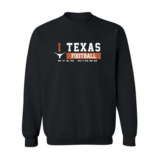 Texas - NCAA Football : Ryan Wingo - Classic Fashion Shersey Crewneck Sweatshirt-0