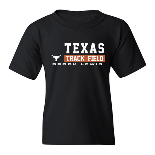 Texas - NCAA Men's Track & Field : Brock Lewis - Classic Fashion Shersey Youth T-Shirt-0