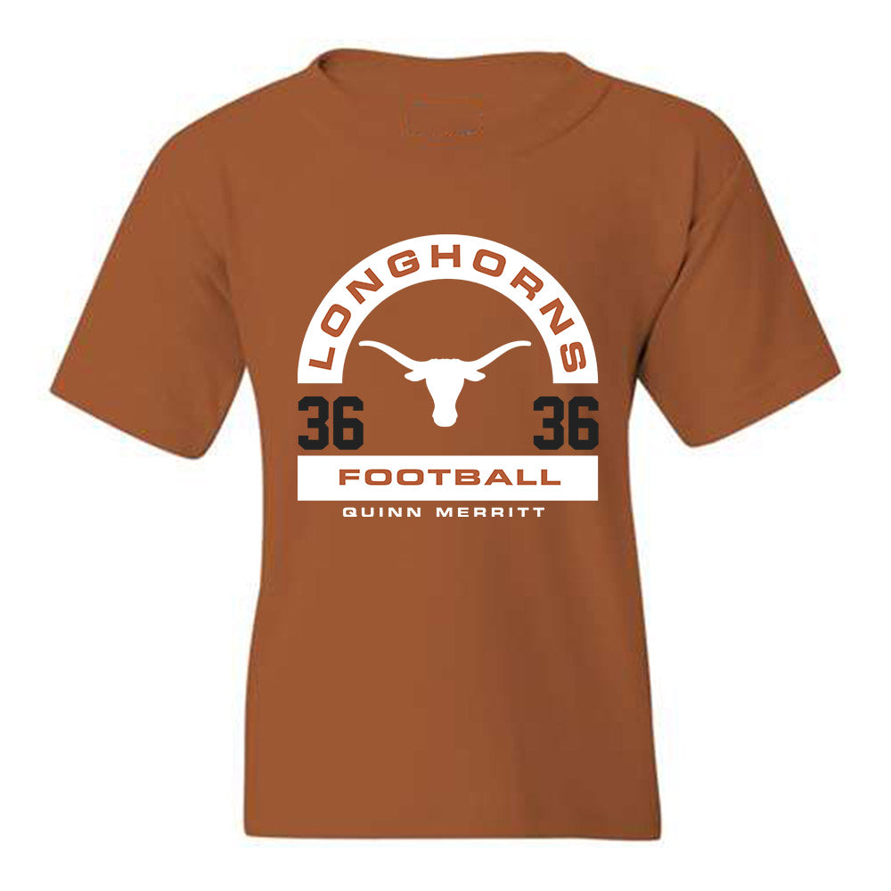 Texas - NCAA Football : Quinn Merritt - Classic Fashion Shersey Youth T-Shirt