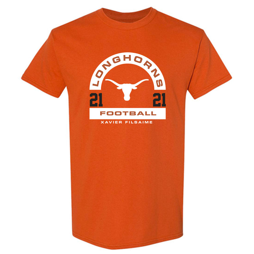 Texas - NCAA Football : Xavier Filsaime - Classic Fashion Shersey T-Shirt