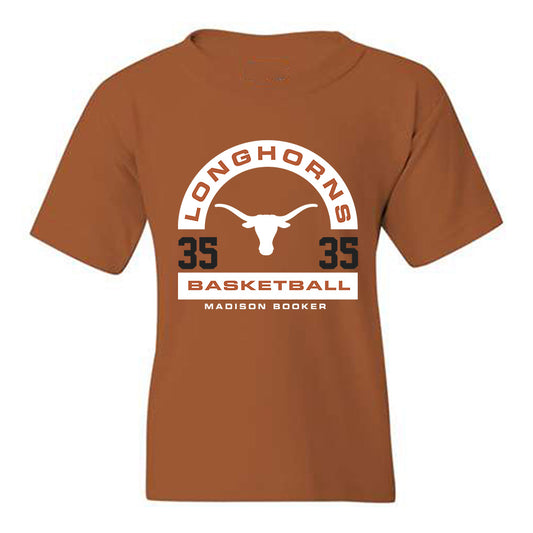 Texas - NCAA Women's Basketball : Madison Booker - Classic Fashion Shersey Youth T-Shirt-0