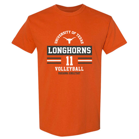 Texas - NCAA Women's Volleyball : Marianna Singletary - Classic Fashion Shersey T-Shirt