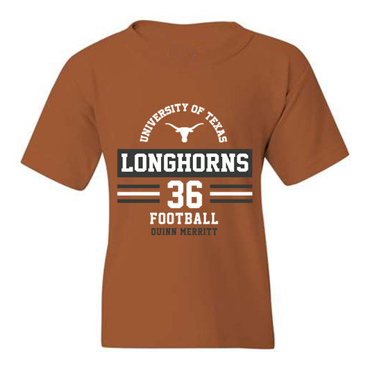 Texas - NCAA Football : Quinn Merritt - Classic Fashion Shersey Youth T-Shirt