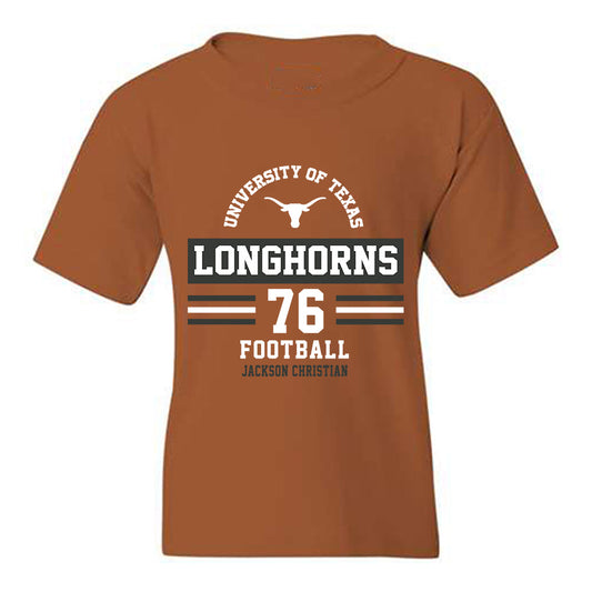 Texas - NCAA Football : Jackson Christian - Classic Fashion Shersey Youth T-Shirt-0