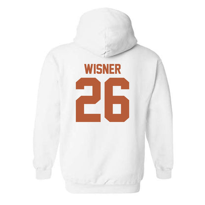 Texas - NCAA Football : Quintrevion Wisner - Classic Shersey Hooded Sweatshirt