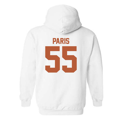 Texas - NCAA Baseball : Jack Paris - Classic Shersey Hooded Sweatshirt-1