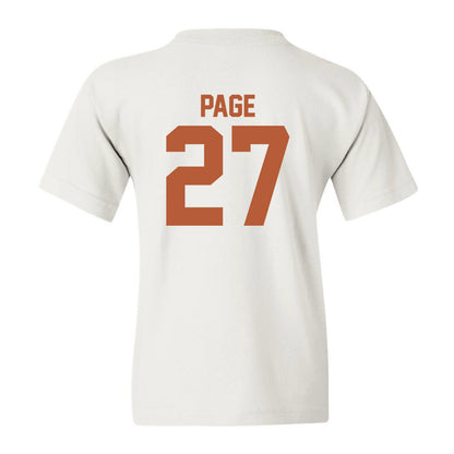 Texas - NCAA Football : Colin Page - Classic Shersey Youth T-Shirt