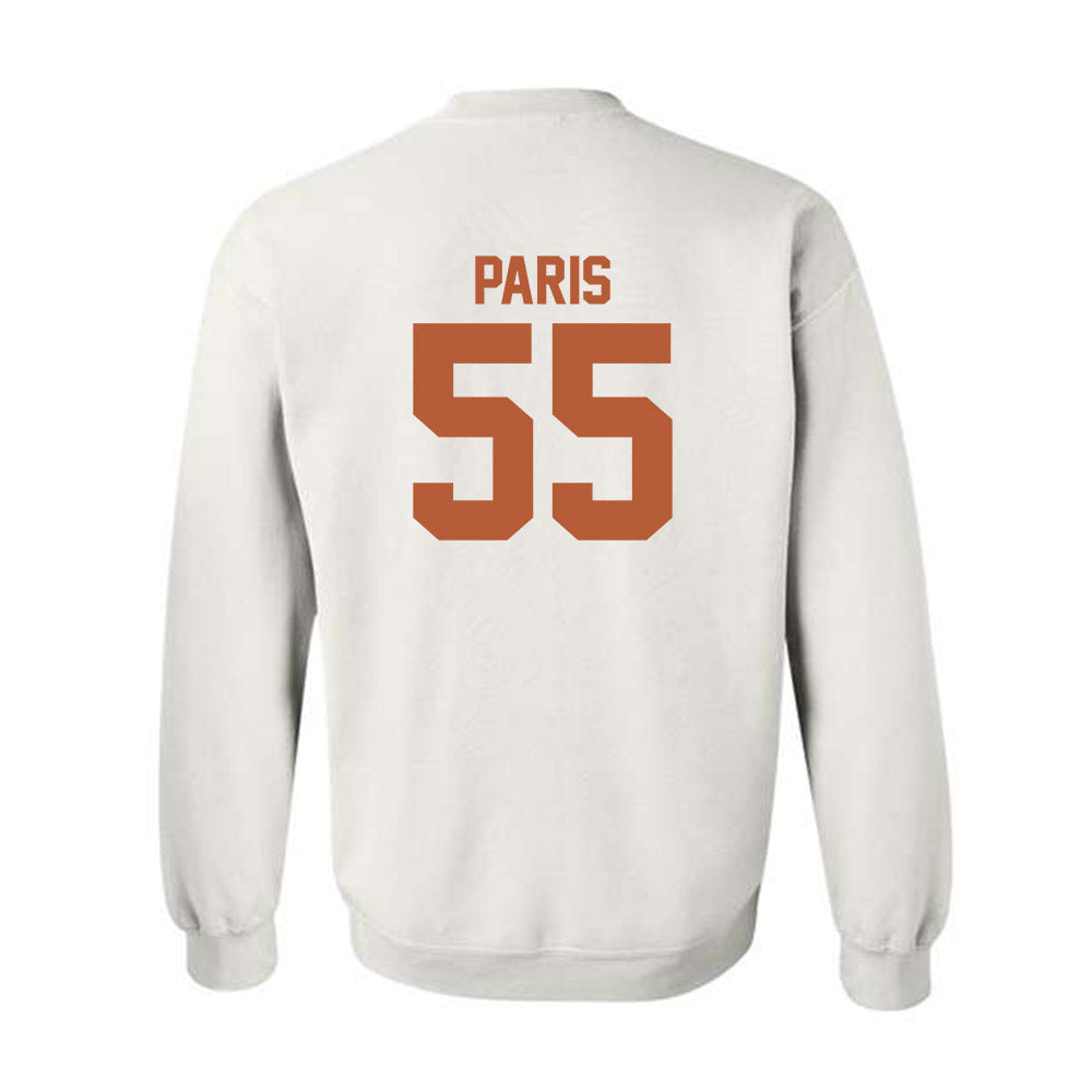 Texas - NCAA Baseball : Jack Paris - Classic Shersey Crewneck Sweatshirt-1