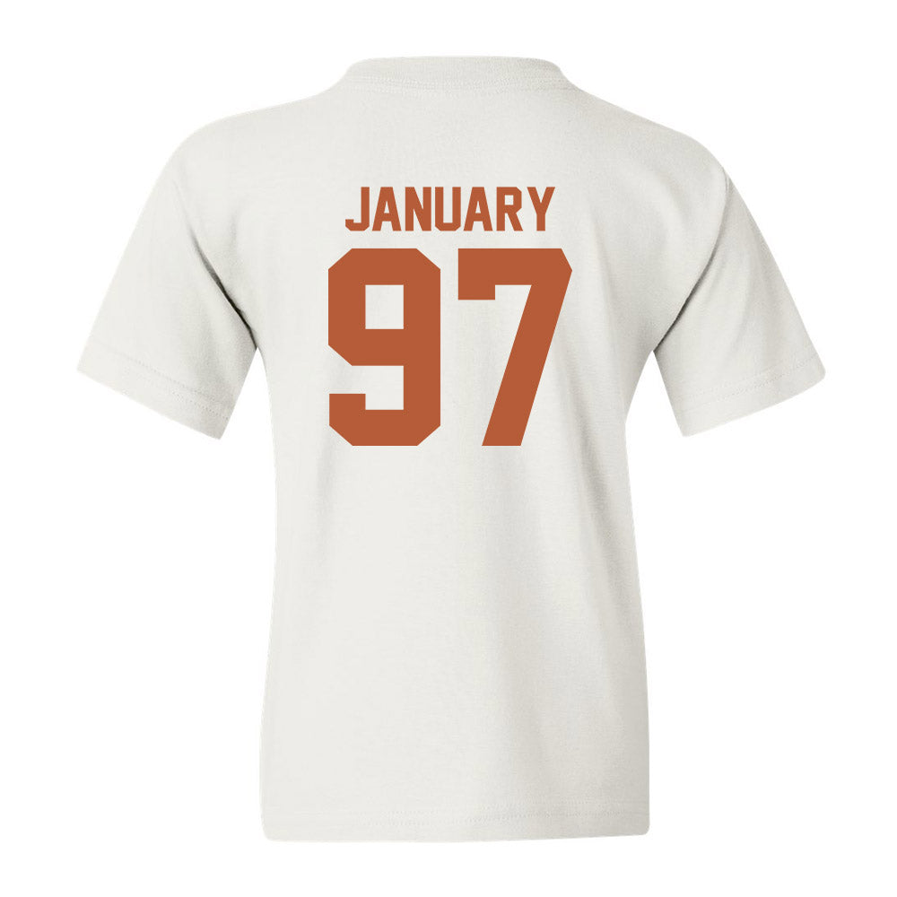 Texas - NCAA Football : Alex January - Classic Shersey Youth T-Shirt