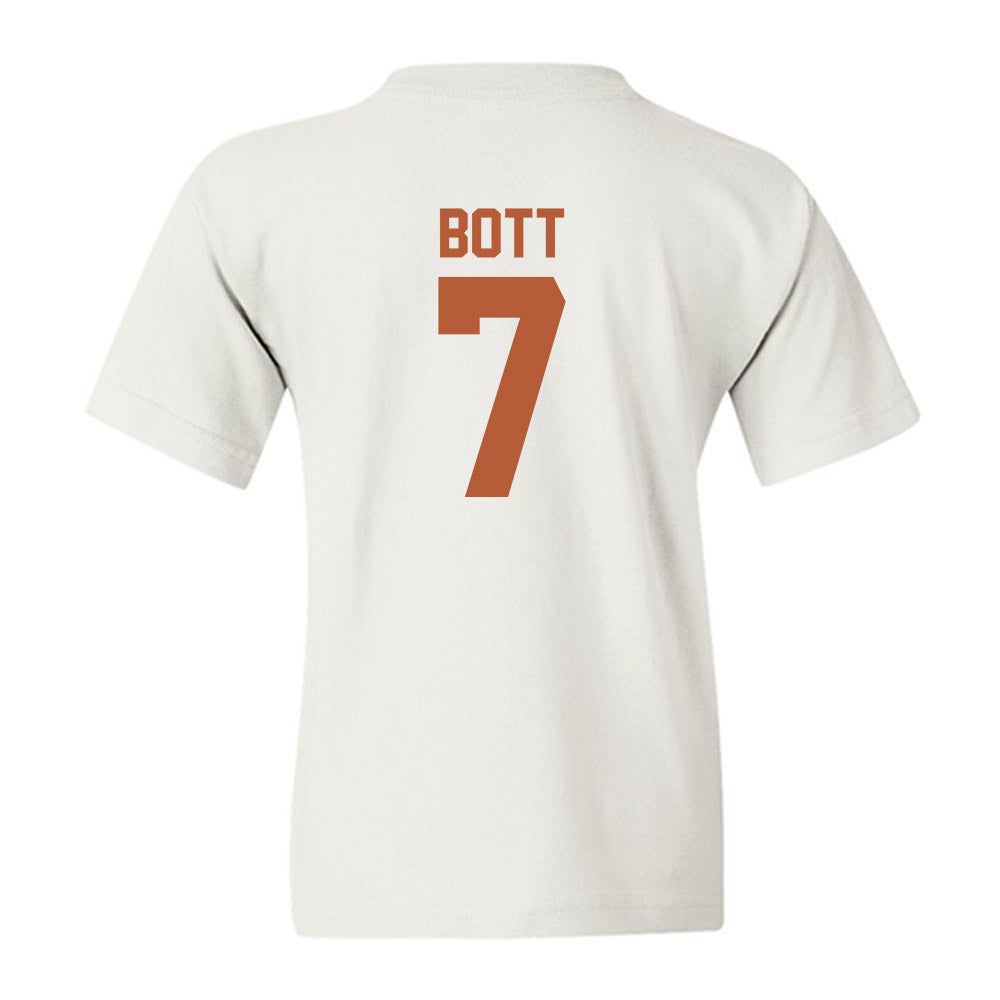 Texas - NCAA Men's Basketball : Cole Bott - Classic Shersey Youth T-Shirt-1