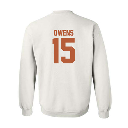 Texas - NCAA Football : Trey Owens - Classic Shersey Crewneck Sweatshirt-1