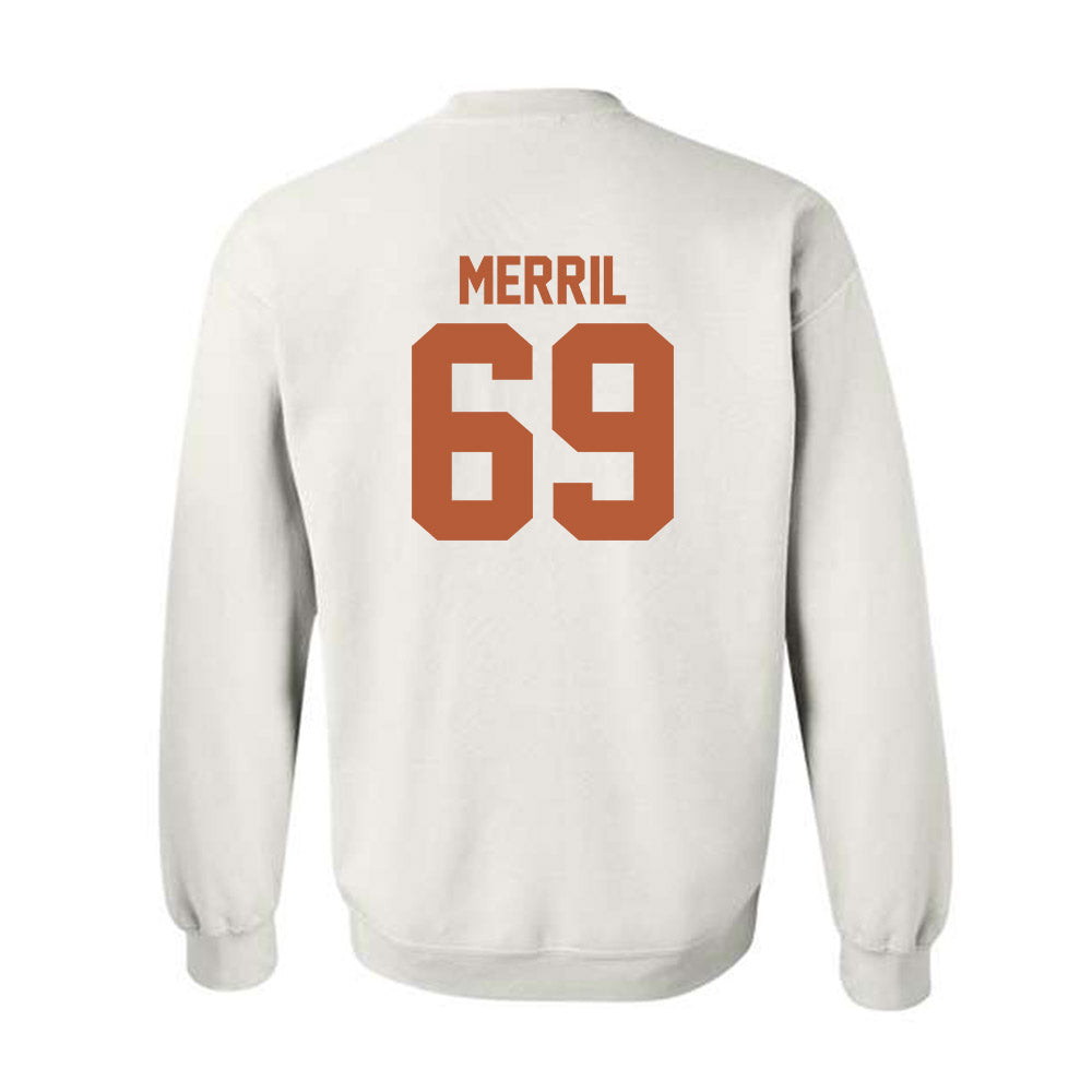 Texas - NCAA Football : Max Merril - Classic Shersey Crewneck Sweatshirt